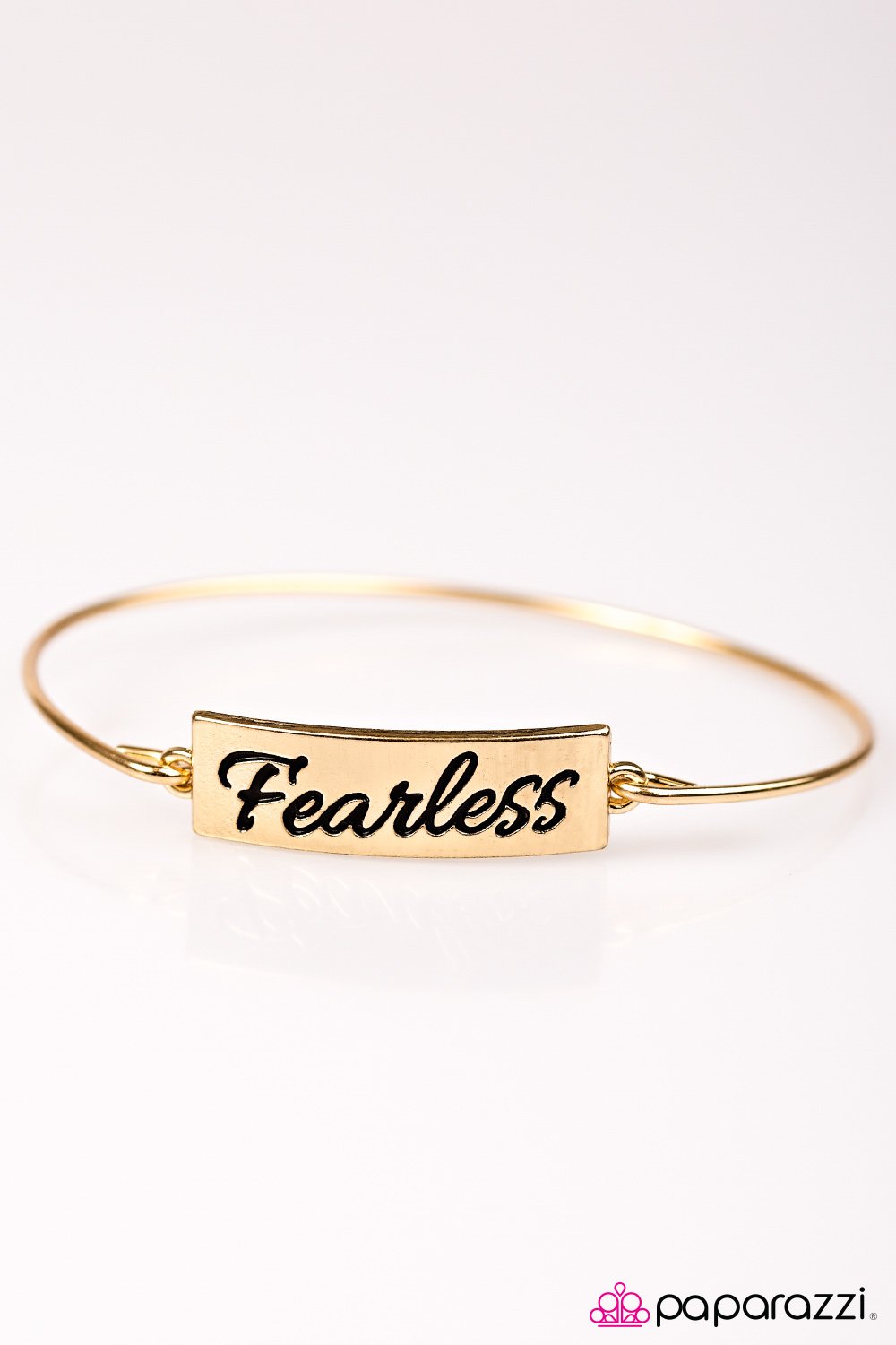 Live Fearlessly - Gold - Paparazzi Accessories - Pretty Girl Jewels