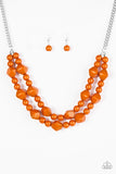 Galapagos Glam - Orange - Paparazzi Accessories - Pretty Girl Jewels