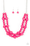 Galapagos Glam - Pink - Paparazzi Accessories - Pretty Girl Jewels
