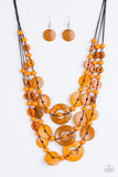 Bali Boardwalk - Orange - Paparazzi Accessories - Pretty Girl Jewels