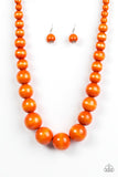 Effortlessly Everglades - Orange - Paparazzi Accessories - Pretty Girl Jewels