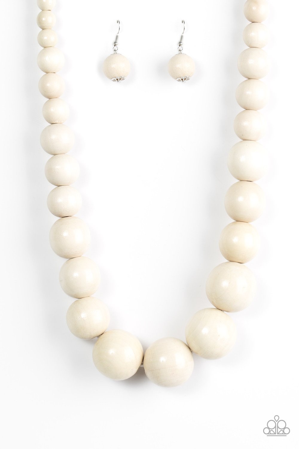 Effortlessly Everglades - White - Paparazzi Accessories - Pretty Girl Jewels