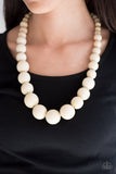 Effortlessly Everglades - White - Paparazzi Accessories - Pretty Girl Jewels