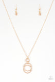 Paparazzi Accessories - Timeless Trio - Gold Necklace