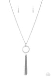 Paparazzi Accessories - Straight To The Top - White Necklace
