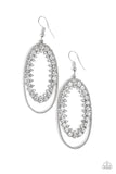 Paparazzi Accessories - Marry Into Money - White Earrings