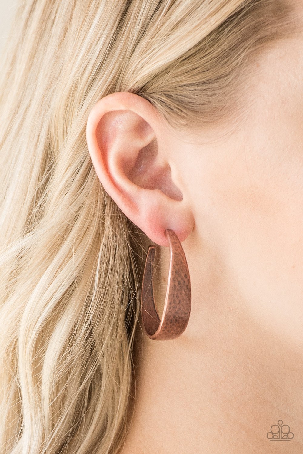HOOP and Holler Copper Paparazzi Accessories Pretty Girl