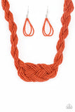 Paparazzi Accessories - A Standing Ovation - Orange Necklace