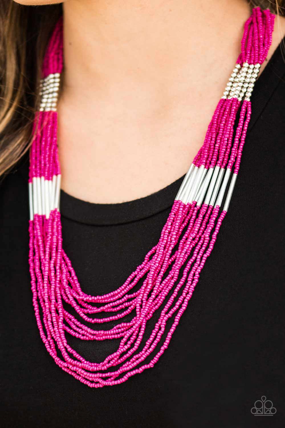 Let It BEAD - Pink - Paparazzi Accessories - Pretty Girl Jewels