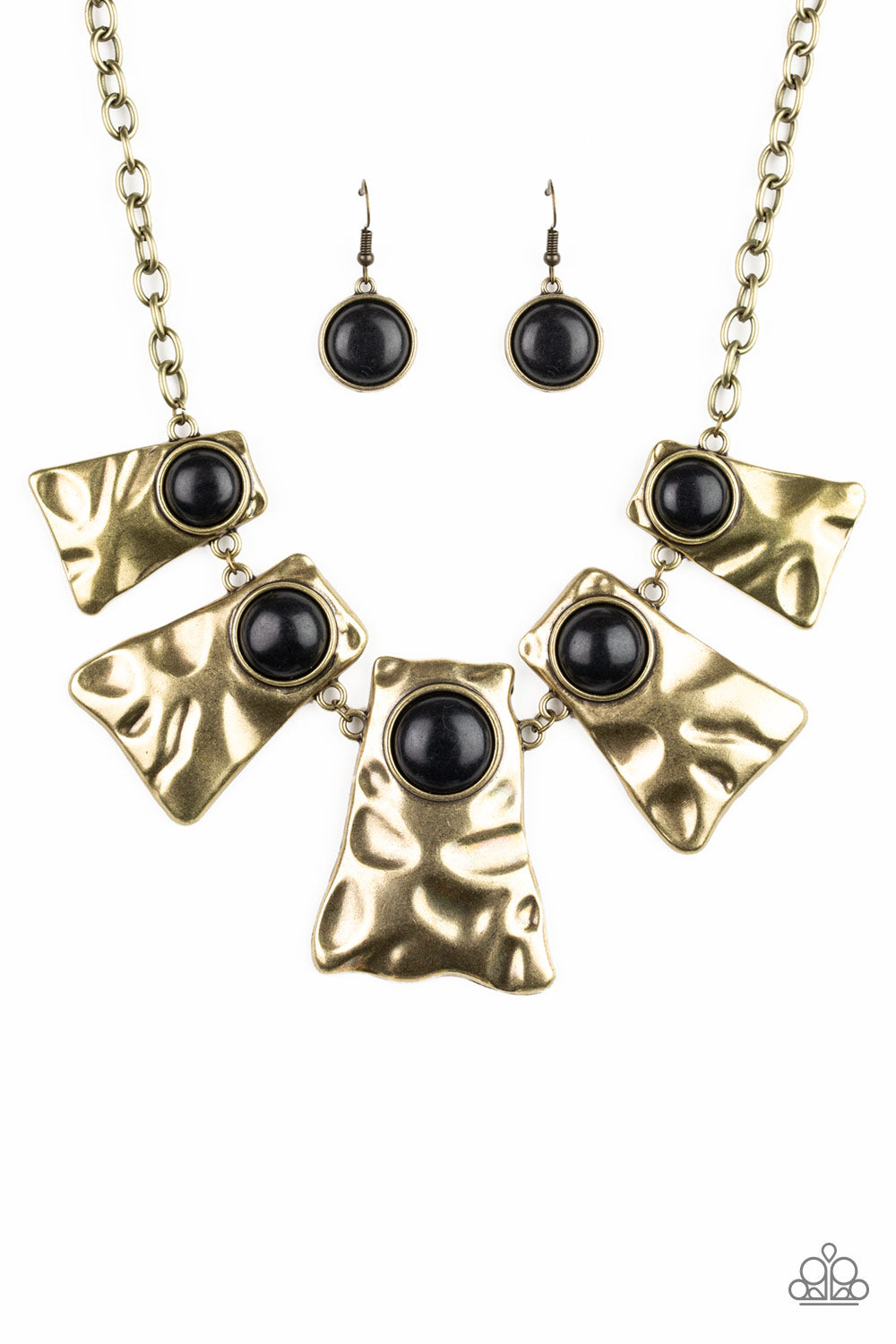 Paparazzi Accessories - Cougar - Brass Necklace