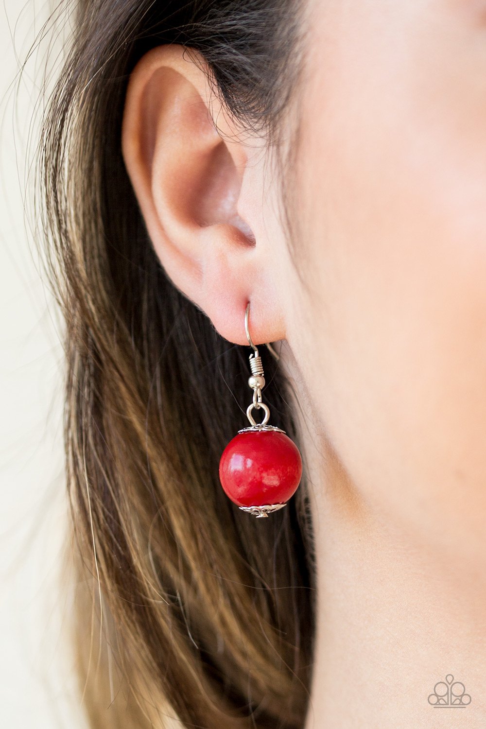 Tahiti Tropic Red Paparazzi Accessories Pretty Girl Jewels