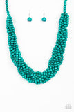 Tahiti Tropic - Blue - Paparazzi Accessories - Pretty Girl Jewels