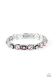 Heavy On The Sparkle - Pink - Paparazzi Accessories - Pretty Girl Jewels