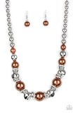 Hollywood HAUTE Spot - Brown - Paparazzi Accessories - Pretty Girl Jewels