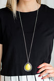 Paparazzi Accessories - Chroma Courageous - Yellow Necklace