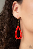 Kickin It Outback - Red - Paparazzi Accessories - Pretty Girl Jewels