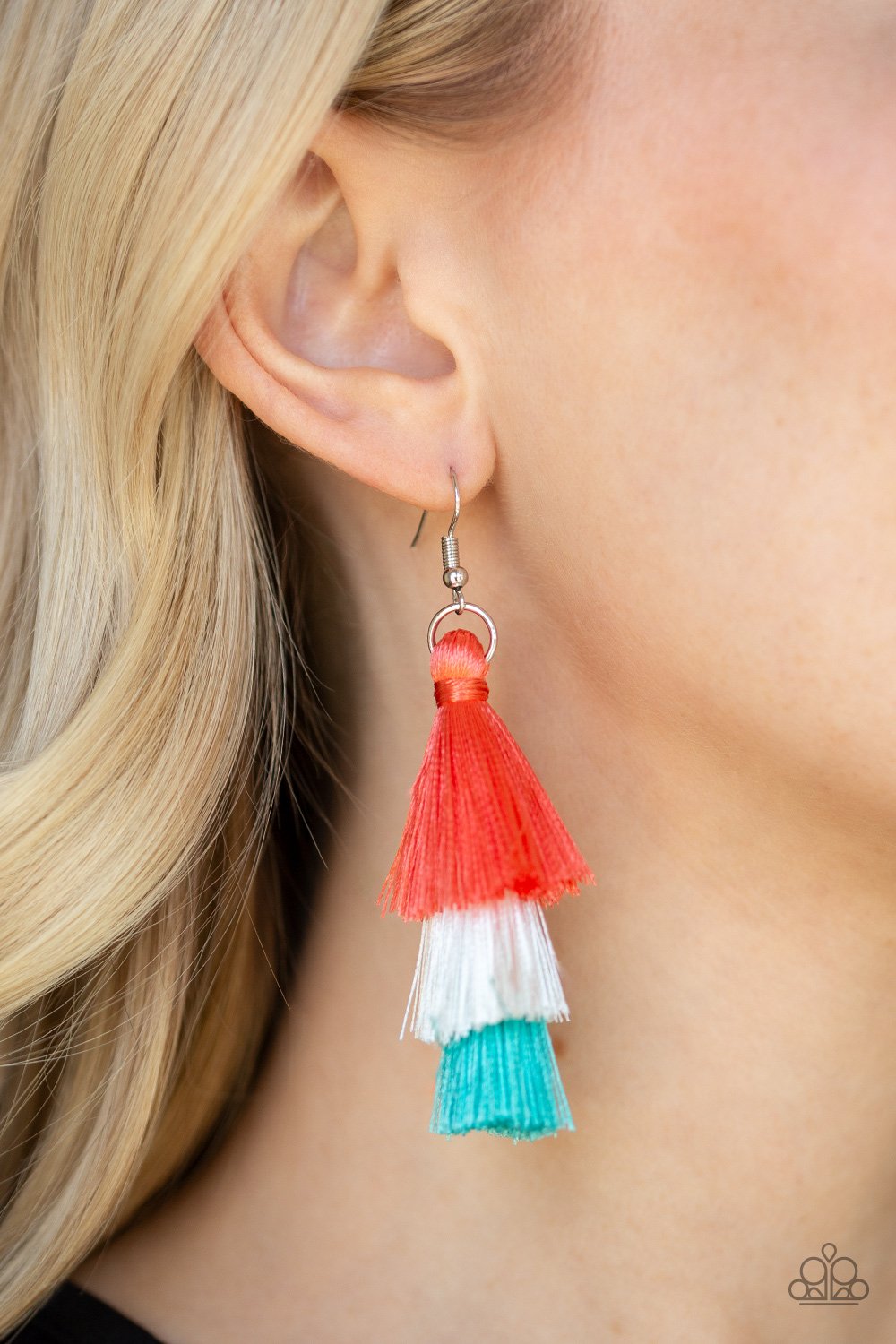 Hold On To Your Tassel - Orange - Paparazzi Accessories - Pretty Girl Jewels