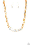 Rhinestone Renegade - Gold - Paparazzi Accessories - Pretty Girl Jewels