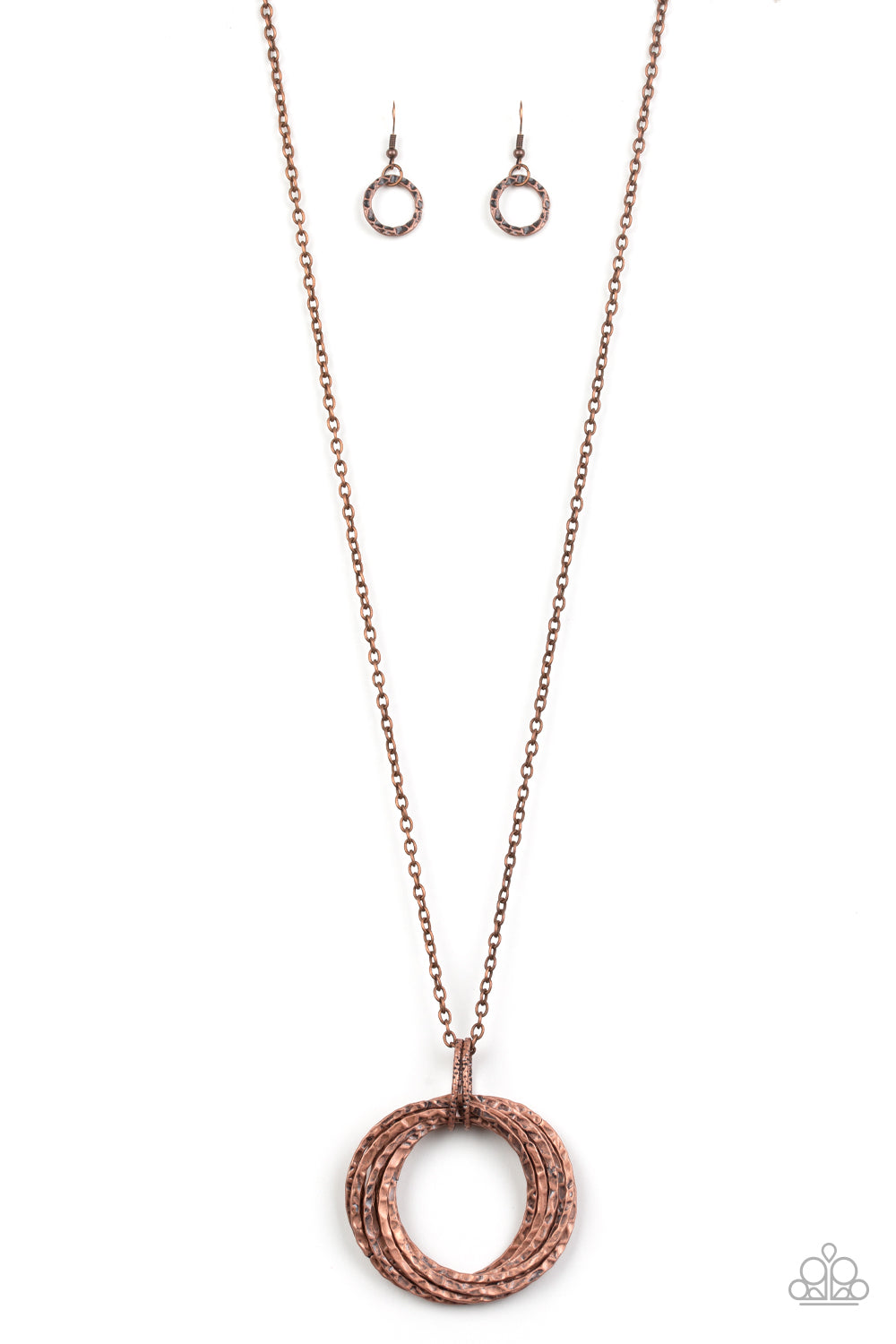 Paparazzi Accessories - Metal Marathon - Copper Necklace