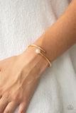 Paparazzi Accessories - Industrial Impact - Gold Bracelet