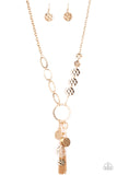 Paparazzi Accessories - Trinket Trend - Gold Necklace