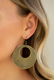 Dotted Delicacy - Brass - Paparazzi Accessories - Pretty Girl Jewels