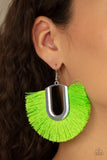 Tassel Tropicana - Green - Paparazzi Accessories - Pretty Girl Jewels