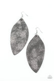 Serenely Smattered - Silver Earring- Paparazzi Accessories