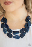 Colorfully Calming - Blue - Paparazzi Accessories - Pretty Girl Jewels