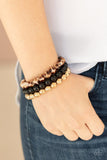 Courageously Couture - Black Bracelets - Paparazzi Accessories