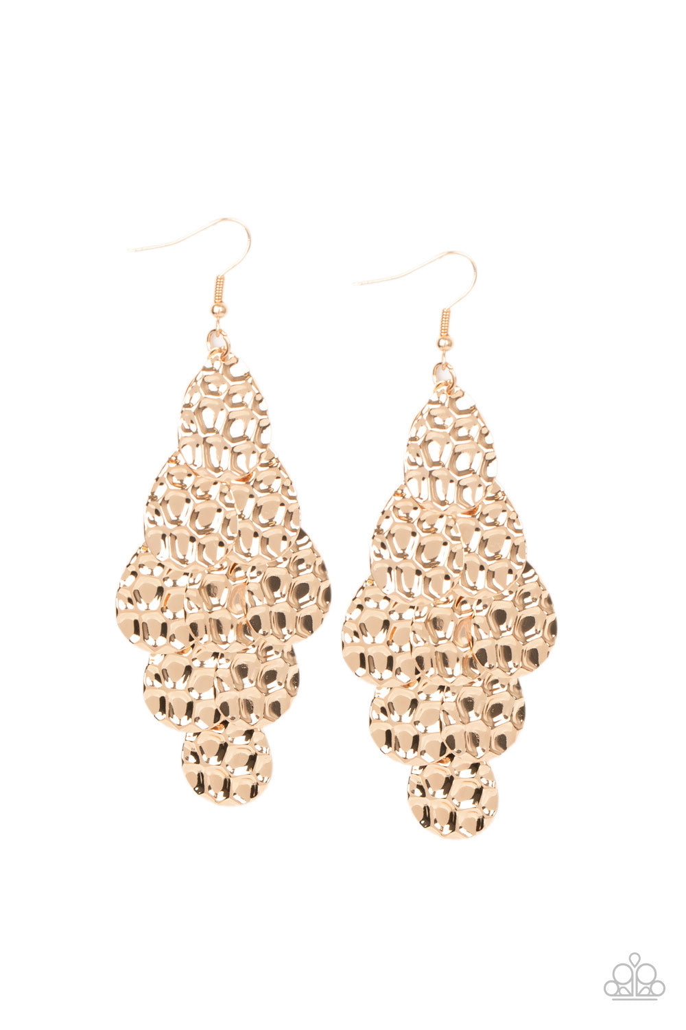 Paparazzi Accessories - Instant Incandescence - Gold Earrings