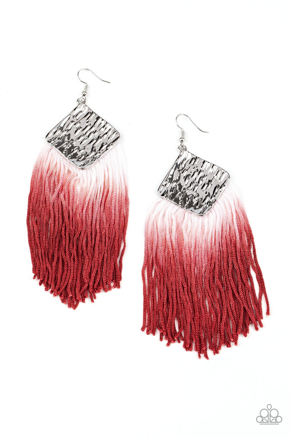 DIP The Scales - Red Earring - Paparazzi Accessories