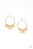 Paparazzi Accessories - Speed of SPOTLIGHT - Gold Earring