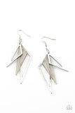 Paparazzi Accessories - Evolutionary Edge - Silver Earrings