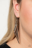 Paparazzi Accessories - Evolutionary Edge - Silver Earrings