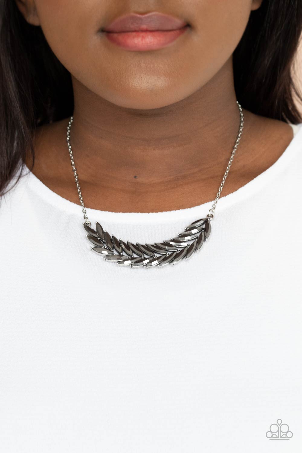 Paparazzi Accessories - Flight of FANCINESS - Silver Necklace