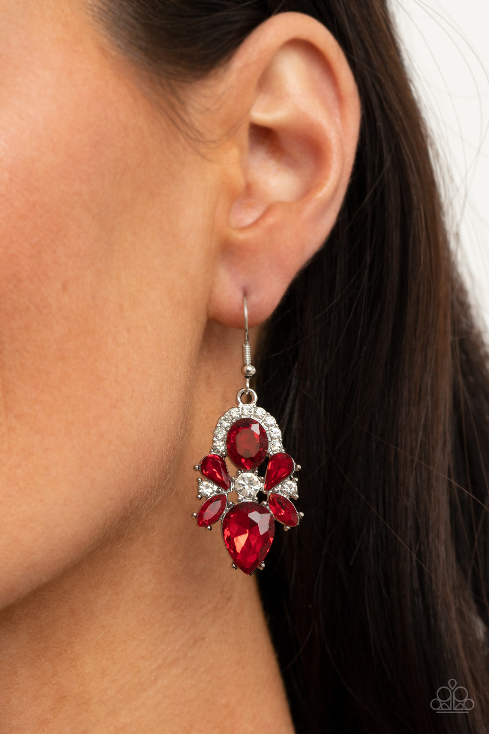 Paparazzi Accessories - Stunning Starlet - Red Earring