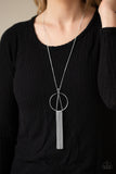 Paparazzi Accessories - Apparatus Applique - Silver Necklace