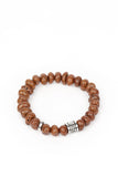 Paparazzi Accessories - Natural State of Mind - Brown Bracelet