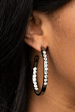 Paparazzi Accessories - Borderline Brilliance - Black Earring