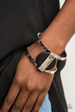 Paparazzi Accessories - Organic Fusion - Black Bracelet