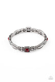 Paparazzi Accessories - Get This GLOW On The Road - Red Bracelet