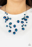 Paparazzi Accessories - Cosmic Real Estate - Blue Necklace