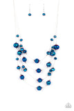Paparazzi Accessories - Cosmic Real Estate - Blue Necklace
