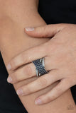 Paparazzi Accessories  - Classic Crossover - Blue Ring
