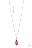 Paparazzi Accessories - Pop Goes the Perennial - Pink Necklace