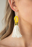 Paparazzi Accessories - The Dustup - Yellow Earring