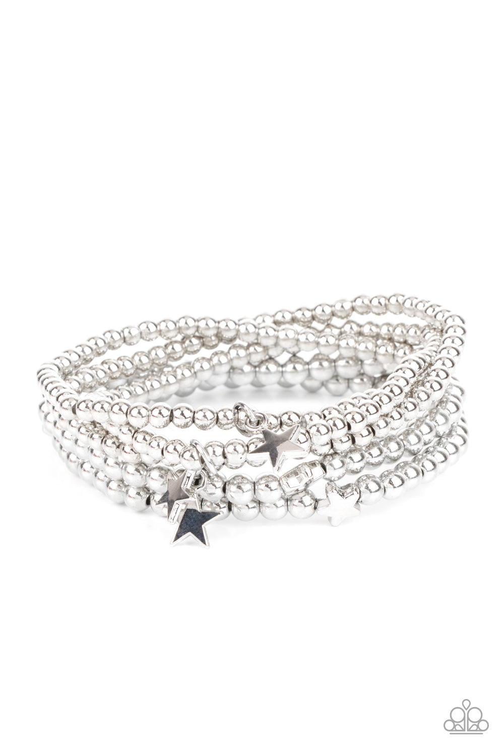 Paparazzi Accessories - American All-Star - Silver Bracelet