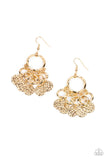 Paparazzi Accessories - Partners in CHIME - Gold Earring
