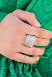 Paparazzi Accessories - Exclusive Elegance - White Ring